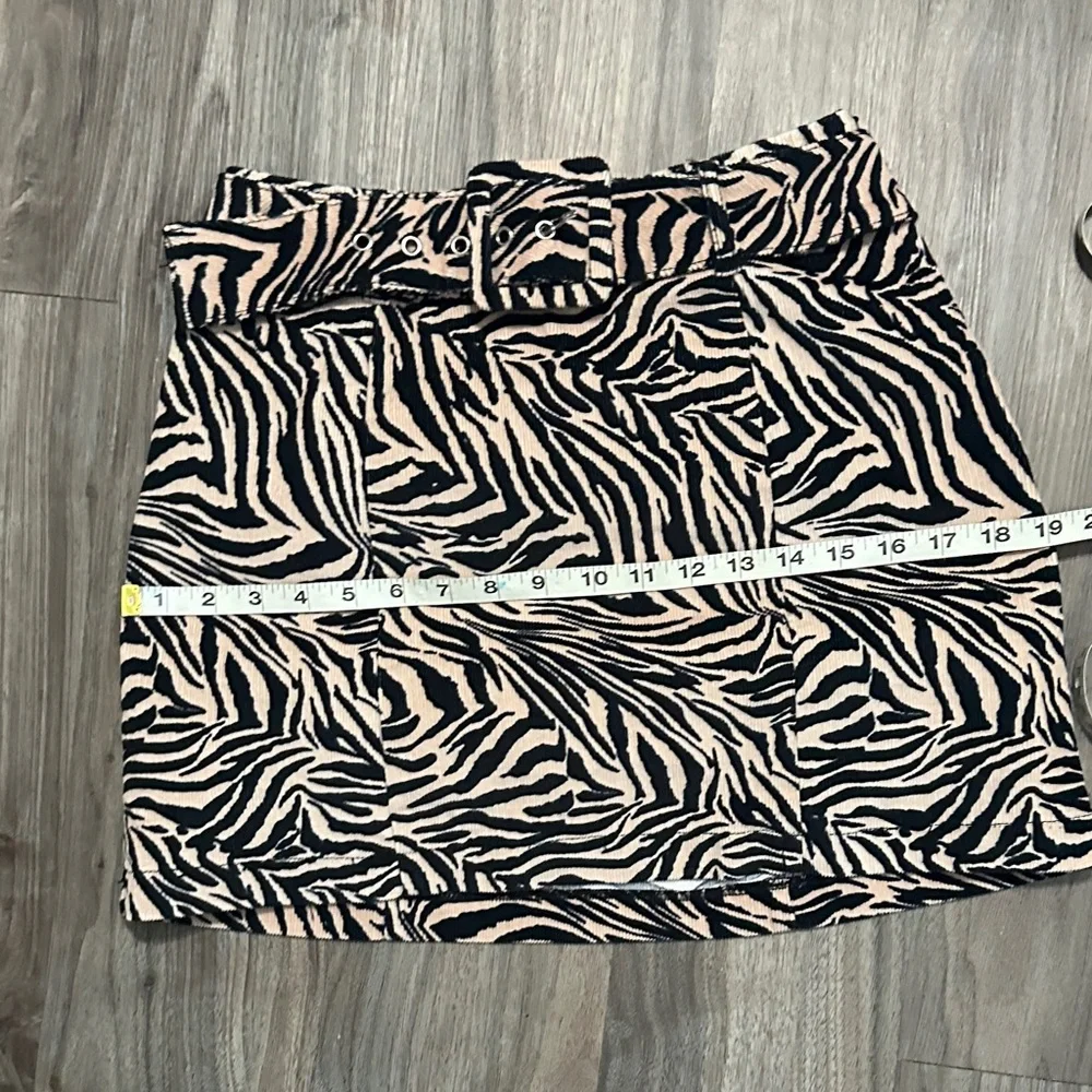 Zebra Print Pencil Skirt